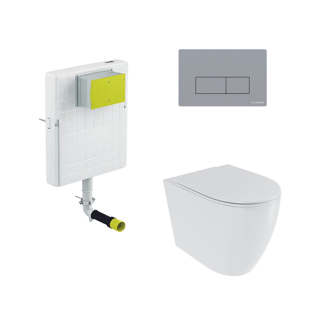 Pack inodoro compacto Elba + cisterna empotrada - The Bath