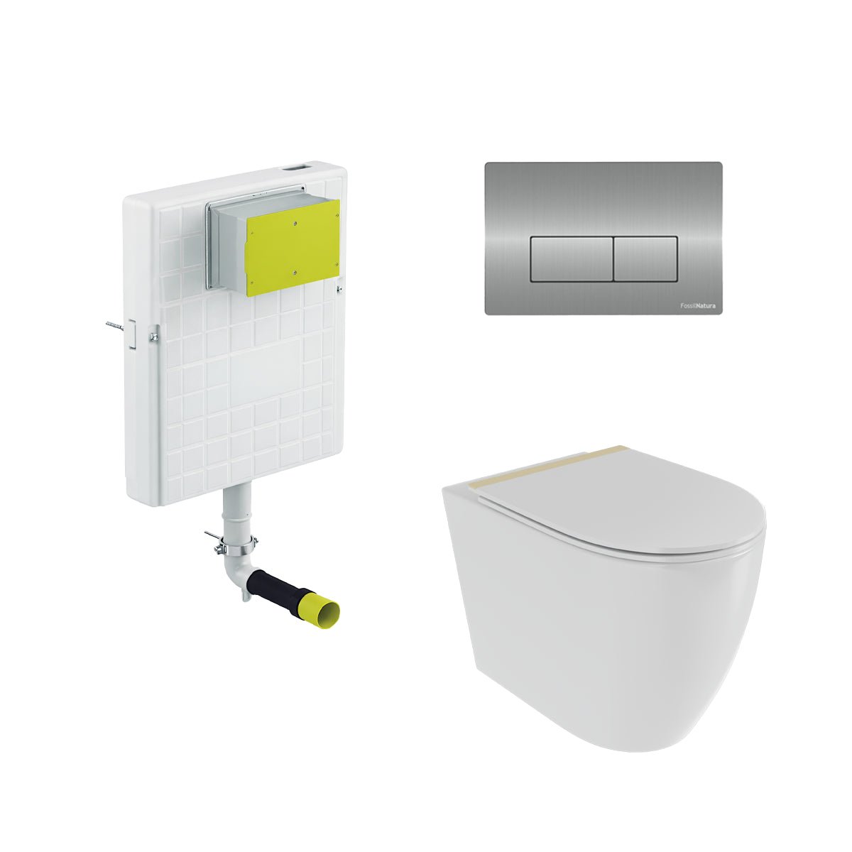 Pack inodoro compacto Elba + cisterna empotrada - The Bath