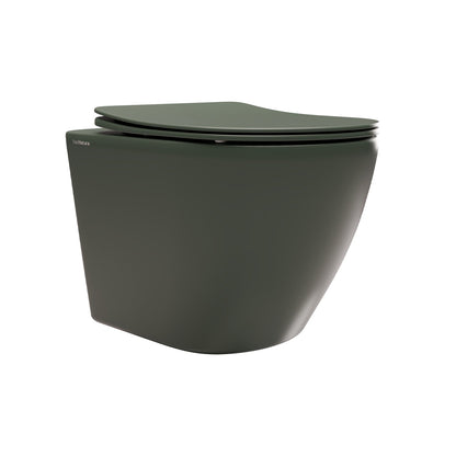 Pack inodoro verde + cisterna empotrada - The Bath