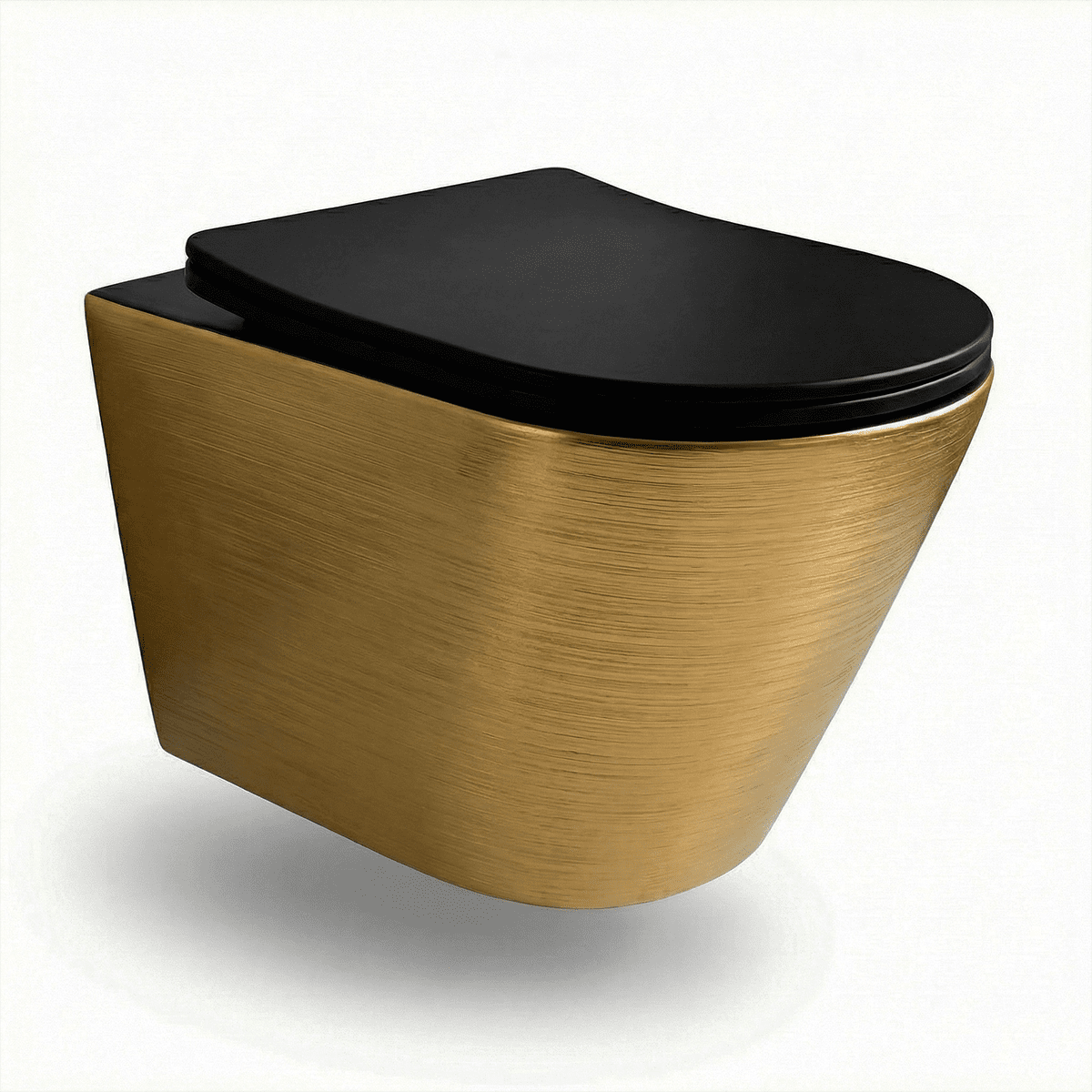 Pack inodoro y bidé suspendido Umbra Oro - Negro - The Bath