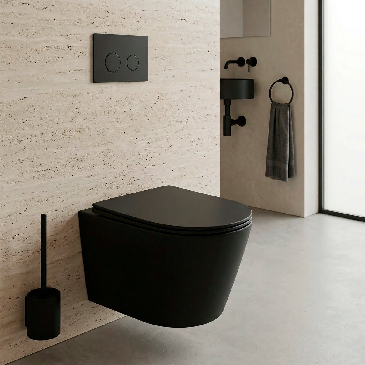 Inodoro suspendido Nevis Mate