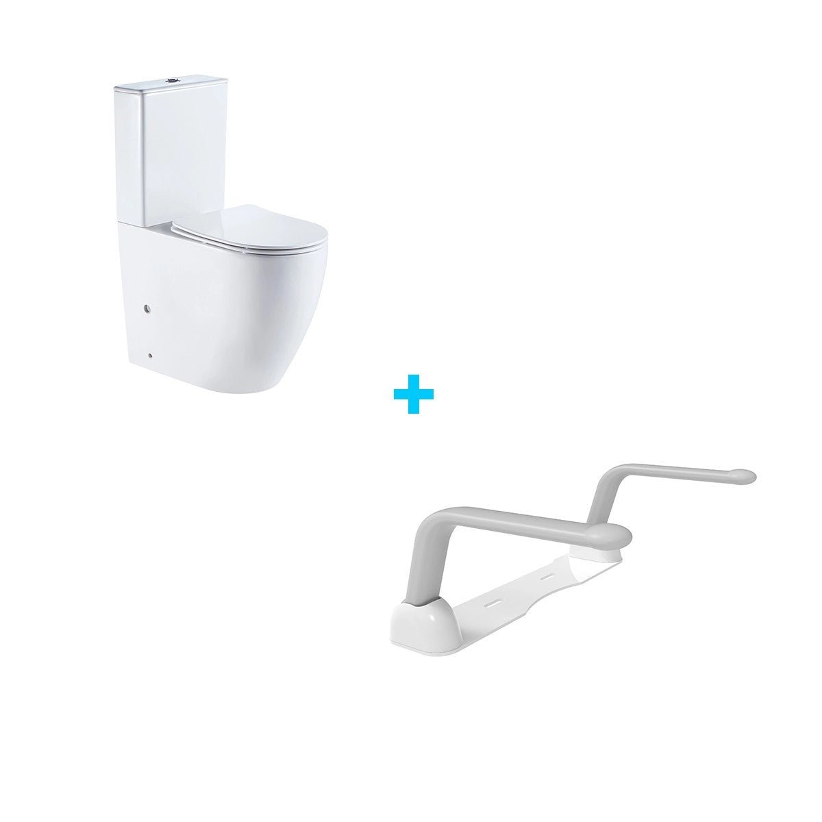 Pack inodoro Jena + apoyabrazos para pmr - Thebath
