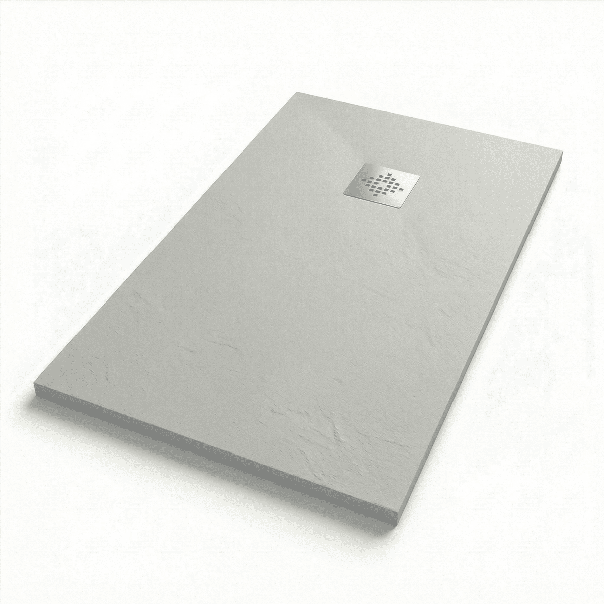 Plato de ducha gris de resina Esencial - The Bath
