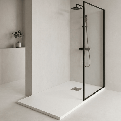 Plato ducha resina blanco Esencial - Thebath