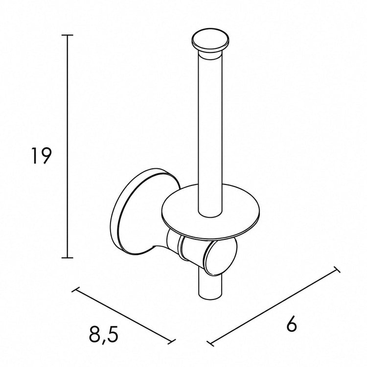 Porte-rouleau vertical Noa