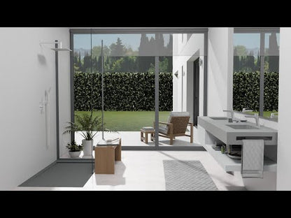 Colonne de douche encastrable Tube