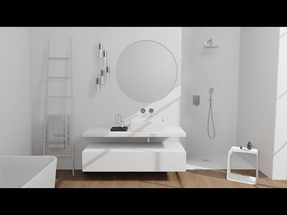 Robinet de lavabo encastré chromé Alpha one