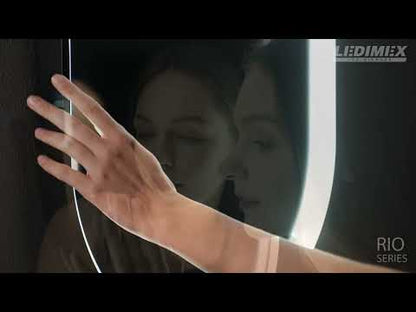 Miroir avec éclairage LED intégré Rio