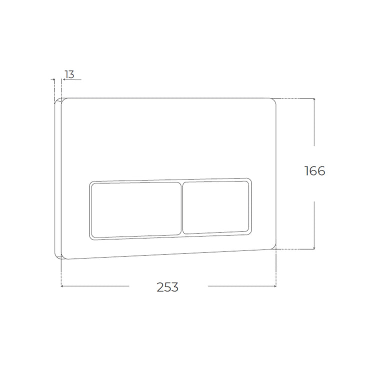 Bouton-poussoir en acier inoxydable