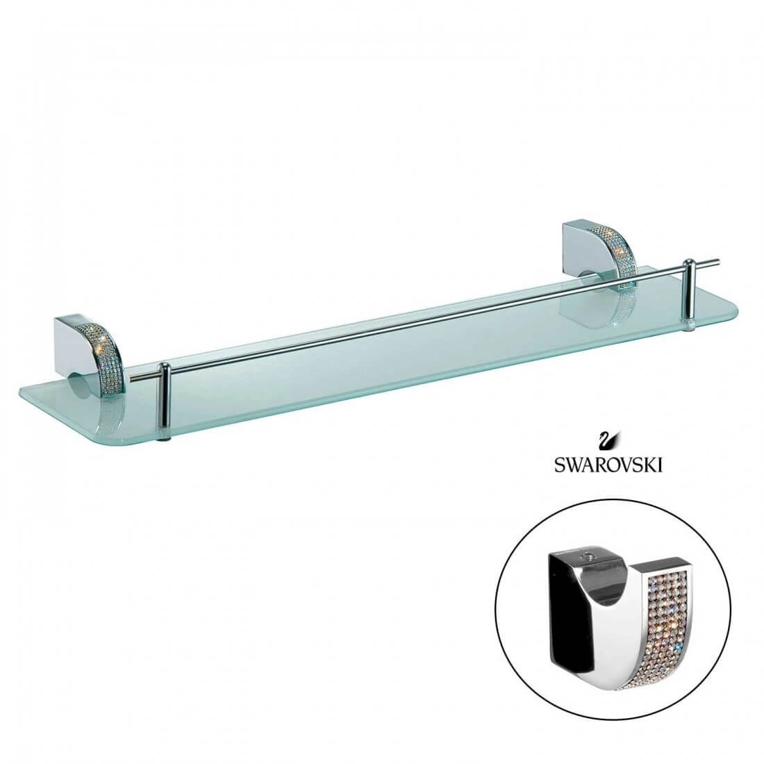 Repisa para baños con cristales Swarovski