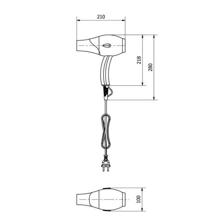 Sèche cheveux 2000w