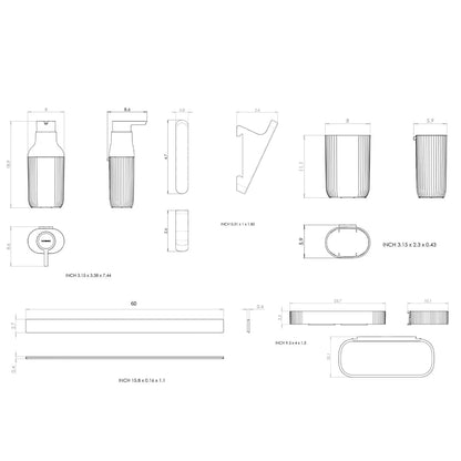 Set modular para baño Alife - The Bath