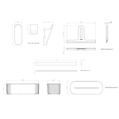 Set modular para ducha Alife - The Bath