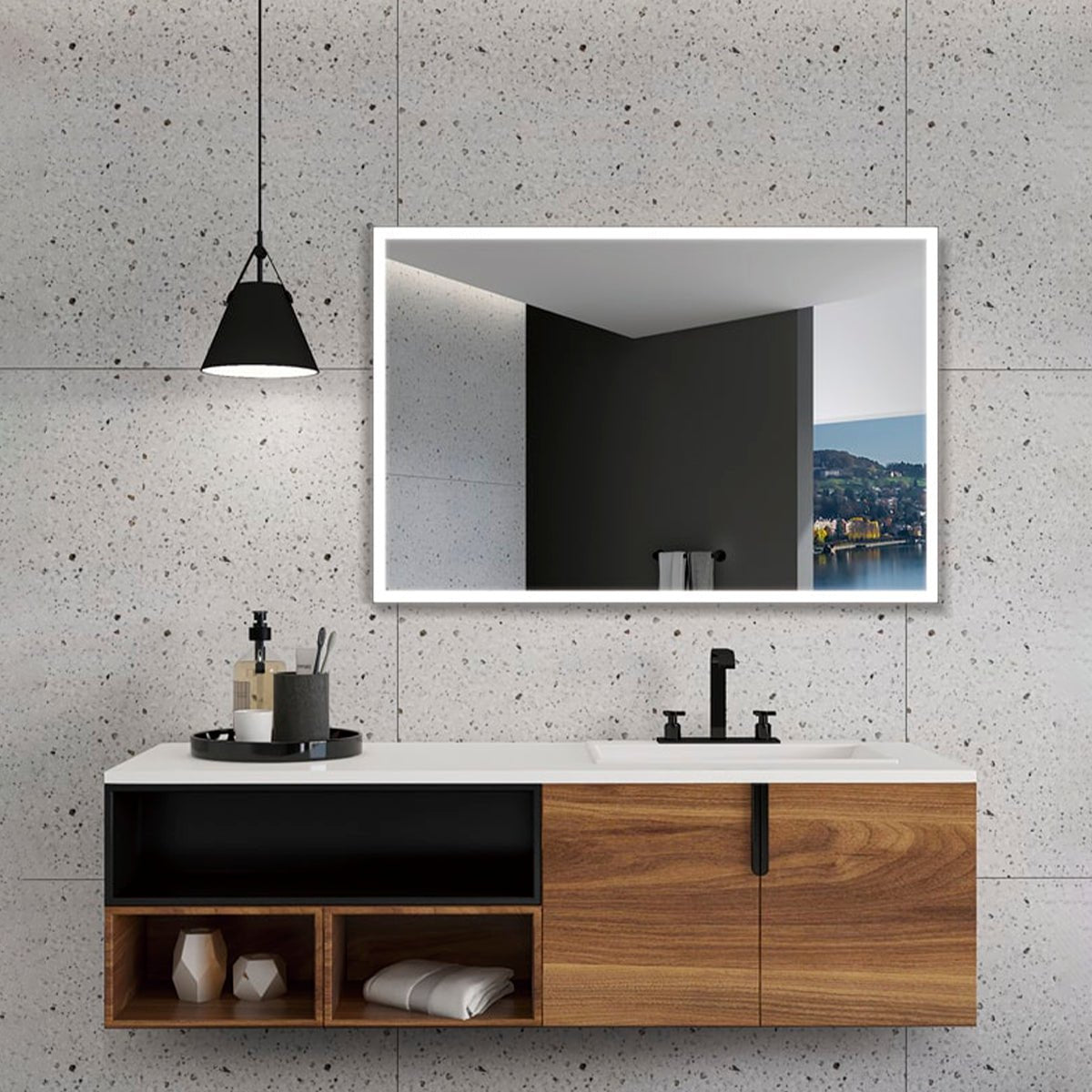 Espejo con luz led Suiza - Thebath