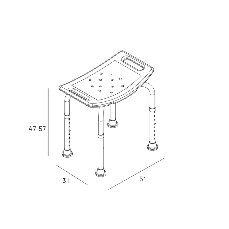 Tabouret de salle de bain