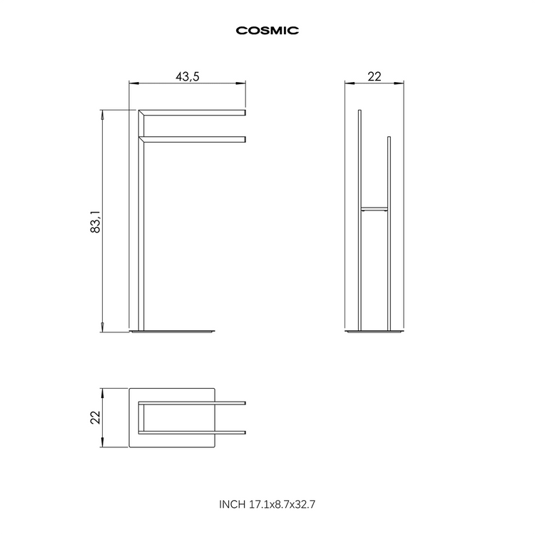 Porte-serviettes double Essentials