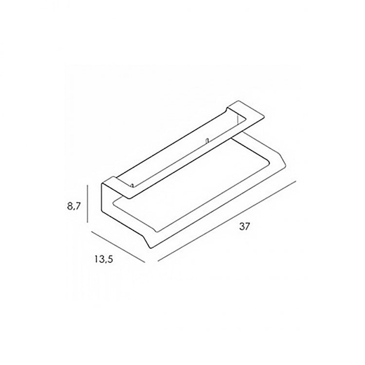 Porteserviettes double mat Slim 2300