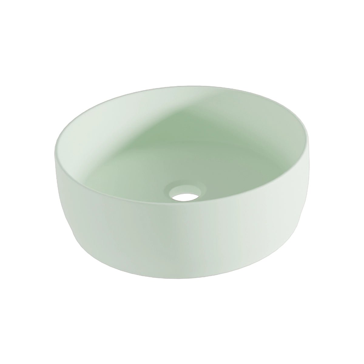 Lavabo verde menta redondo Jana - Thebath