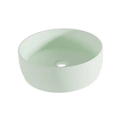 Lavabo verde menta redondo Jana - Thebath