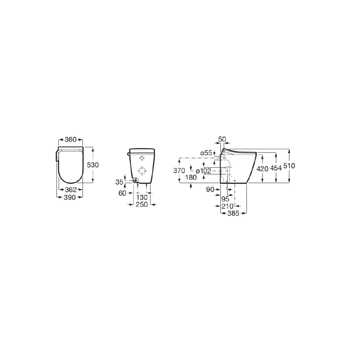 WC Inteligente Roca Ona - Thebath