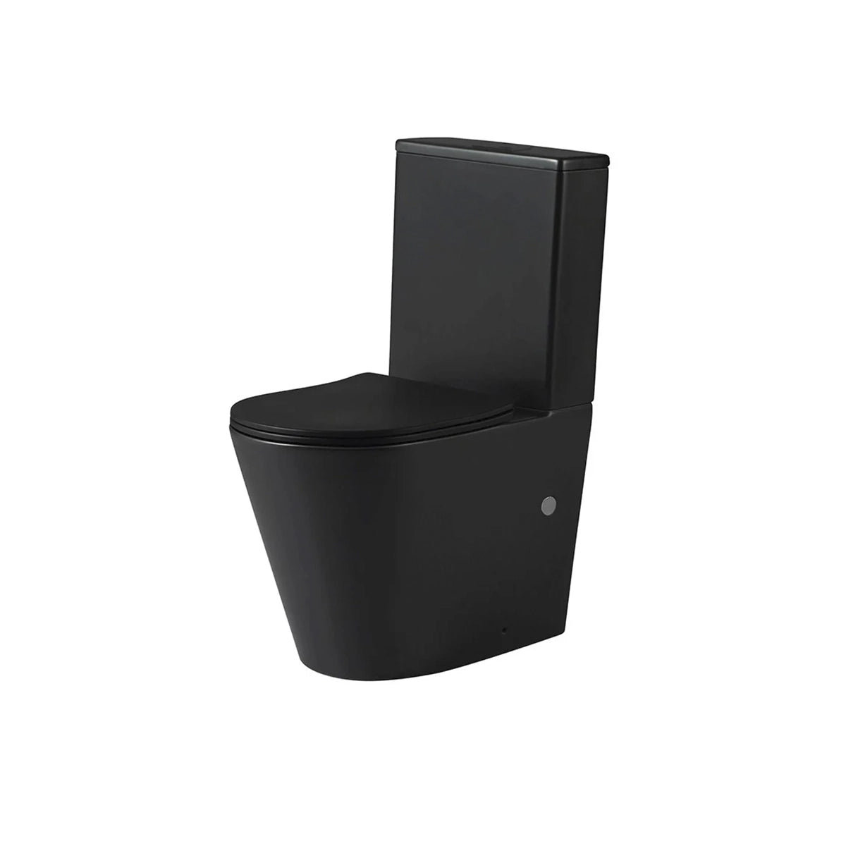 WC à réservoir bas noir mat Yara